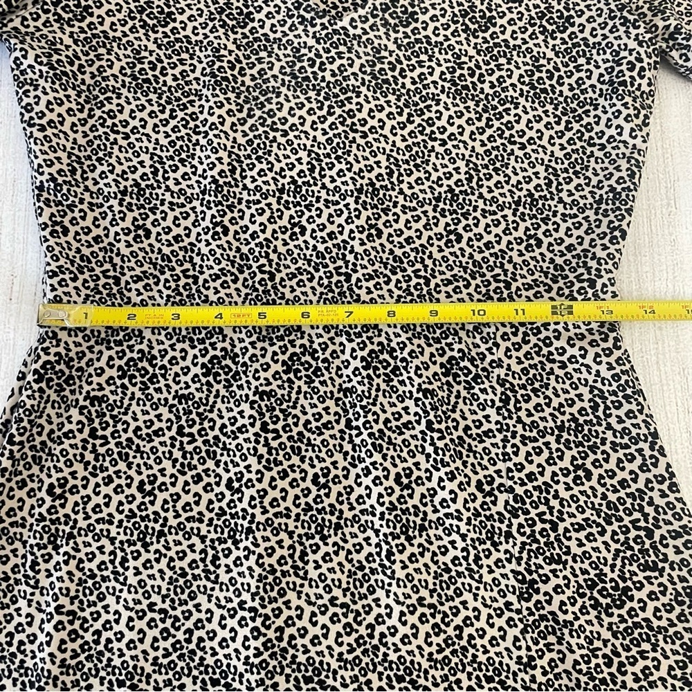 WAYF Women’s Alexa Short Sleeve Animal Print Maxi Dress Size Small - Picture 9 of 12
